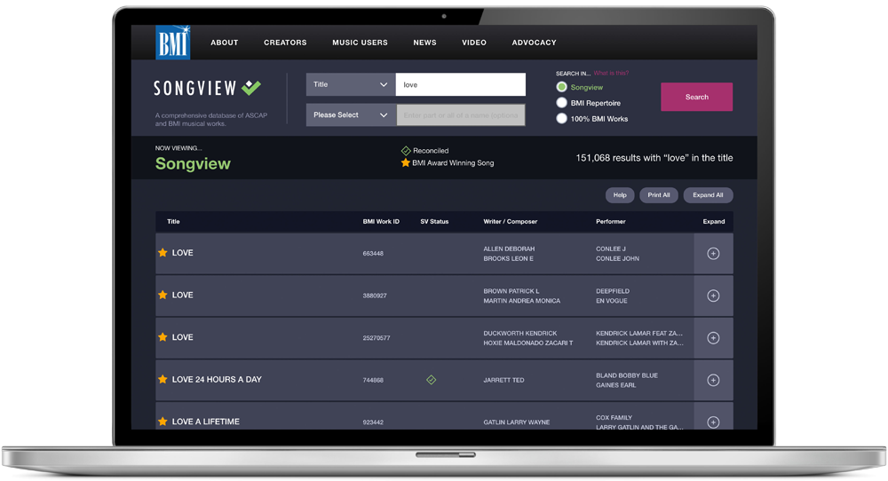 BMI screen capture